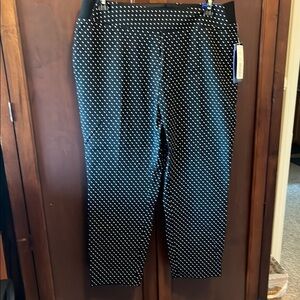 Black and White Polka Dot Pants